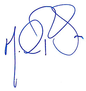 Eric P. Hayes signature